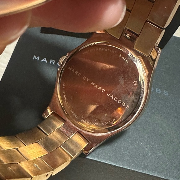 Marc By Marc Jacobs Rose Gold Stainless Steel Watch - Picture 7 of 9